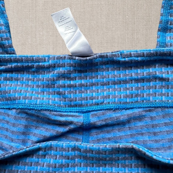 IVIVVA by  Lululemon Girls Blue Gray Digi Weave Rhythmic Full Length Leggings - Picture 8 of 9